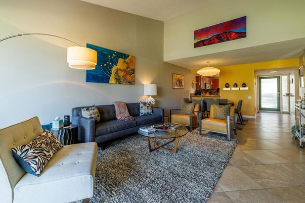 Dining room, Interior, Kitchen, Living room, Pendant Lights