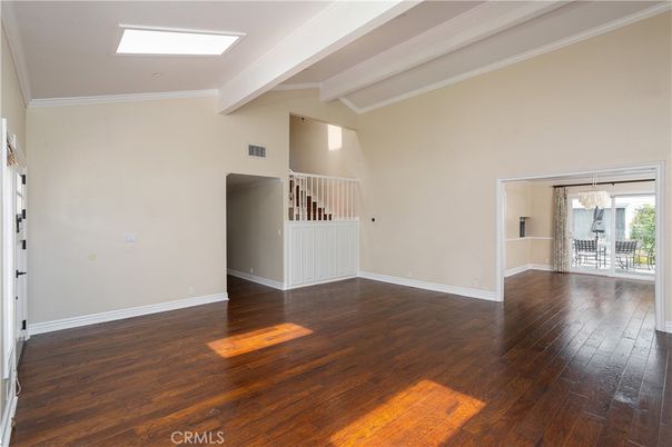 Empty room, Interior, Wood Texture Flooring