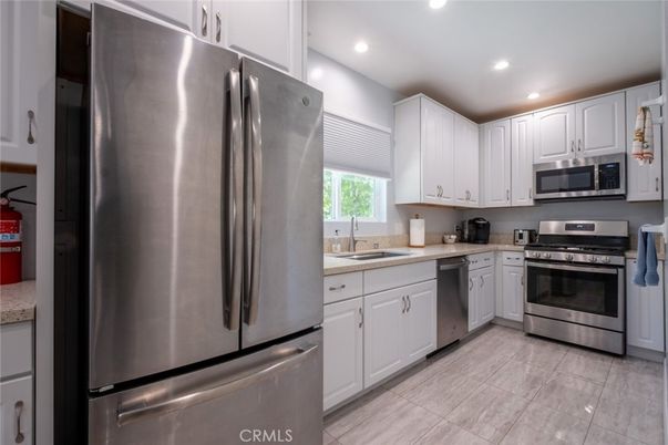 Interior, Kitchen, Recessed Lighting, Stainless Steel Appliances
