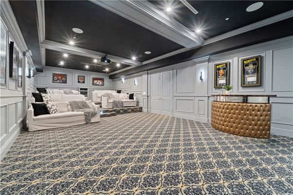 Interior, Recessed Lighting, Theatre Room