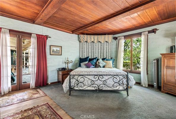 Bedroom, Interior, Wooden Beams, Wooden Ceilings, Wood Texture Flooring