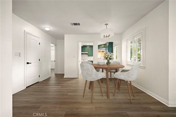 Dining room, Interior, Wood Texture Flooring