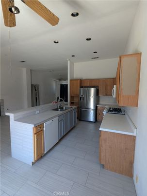 Interior, Kitchen, Recessed Lighting, Stainless Steel Appliances