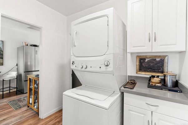 Interior, Utility Closets, Washer, Wood Texture Flooring