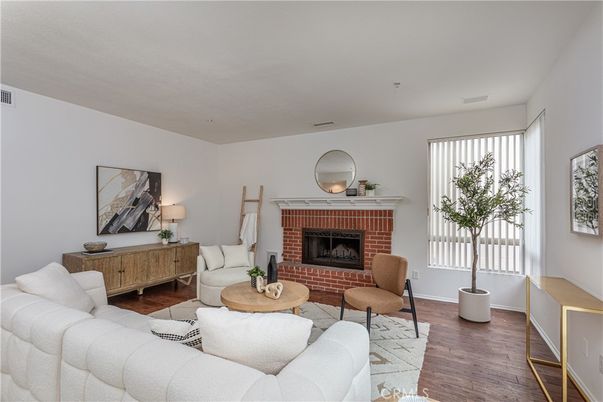 Fireplace, Interior, Living room, Wood Texture Flooring