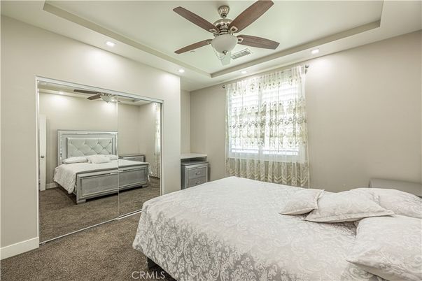 Bedroom, Interior, Recessed Lighting