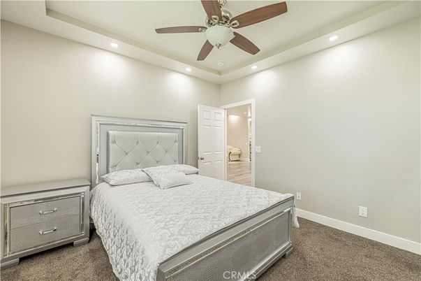 Bedroom, Interior, Recessed Lighting
