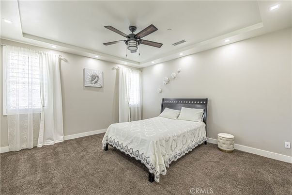 Bedroom, Interior, Recessed Lighting