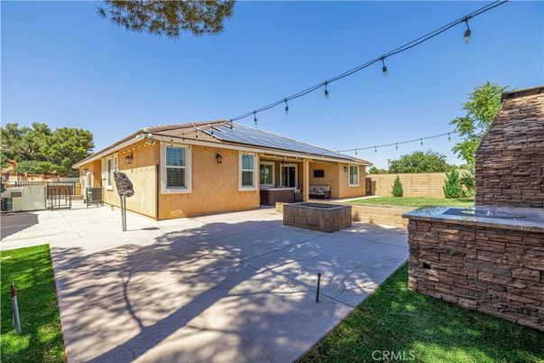 Exterior, Hot Tub, Solar Panels