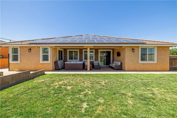 Backyard, Exterior, Hot Tub, Solar Panels