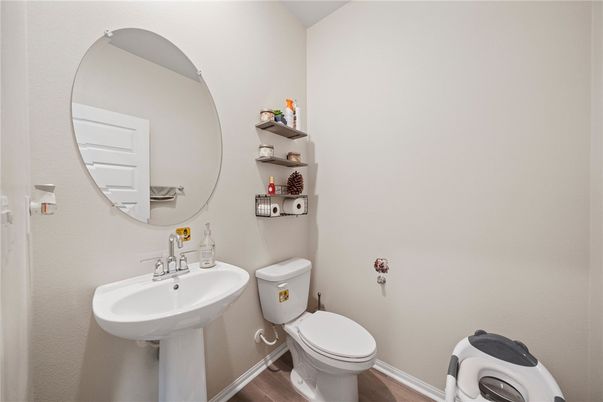 Bathroom, Interior, Wood Texture Flooring