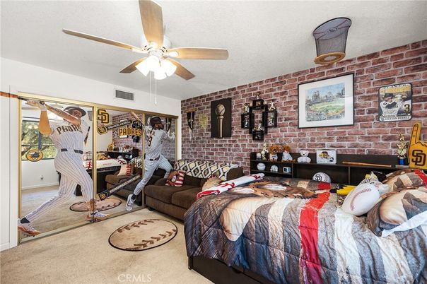 Bedroom, Interior, Stone Walls
