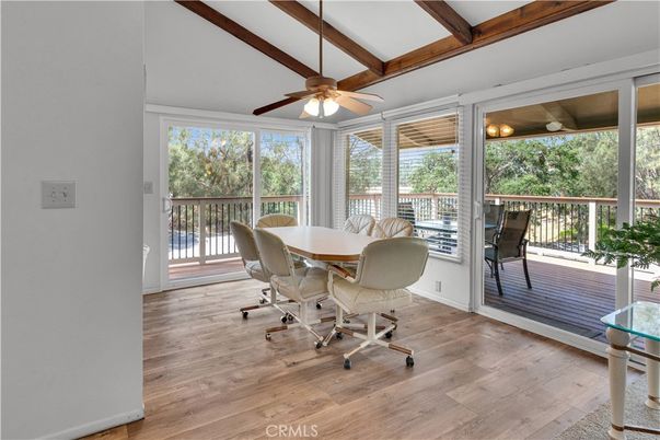 Dining room, Interior, Wooden Beams, Wood Texture Flooring