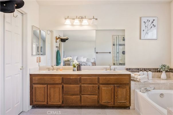 Bathroom, Dual Sink Vanities, Glass Shower, Interior