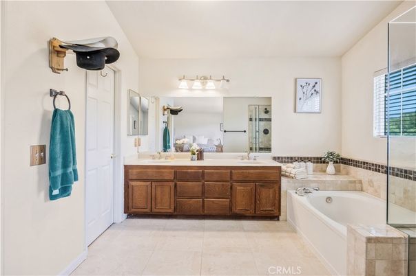 Bathroom, Dual Sink Vanities, Glass Shower, Interior