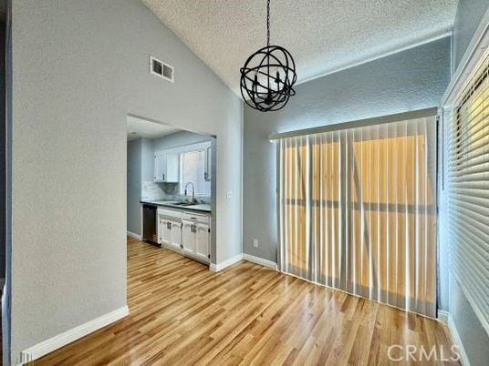 Chandelier, Interior, Kitchen, Pendant Lights, Wood Texture Flooring