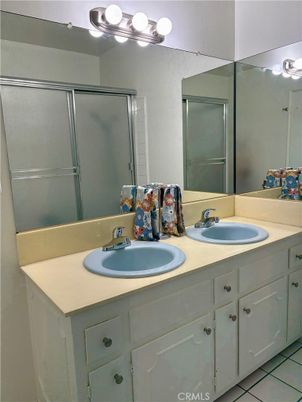 Bathroom, Dual Sink Vanities, Glass Shower, Interior
