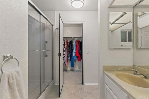 Bathroom, Bedroom, Interior, Recessed Lighting, Wood Texture Flooring