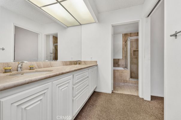 Bathroom, Dual Sink Vanities, Glass Shower, Interior
