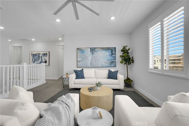 Interior, Living room, Recessed Lighting