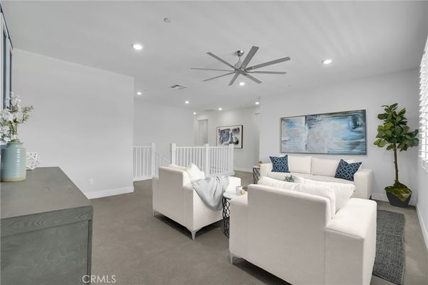 Interior, Living room, Recessed Lighting