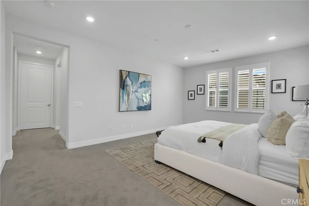 Bedroom, Interior, Recessed Lighting