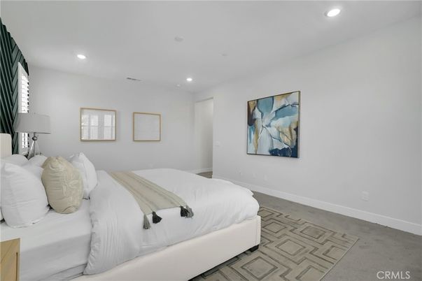 Bedroom, Interior, Recessed Lighting
