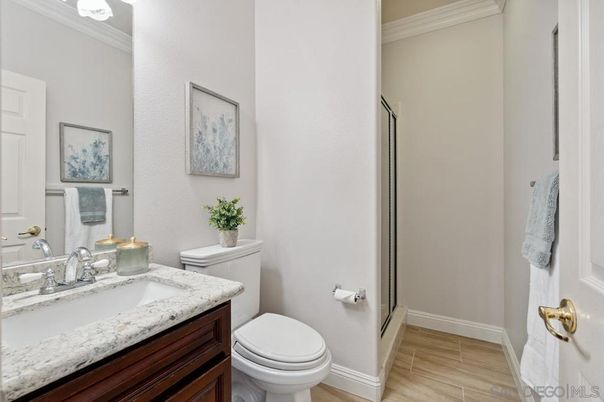 Bathroom, Interior, Wood Texture Flooring