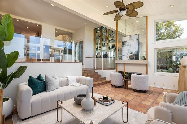Fireplace, Interior, Living room, Recessed Lighting