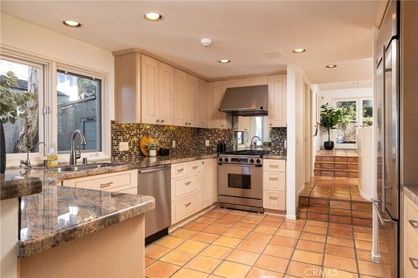 Interior, Kitchen, Recessed Lighting, Stainless Steel Appliances