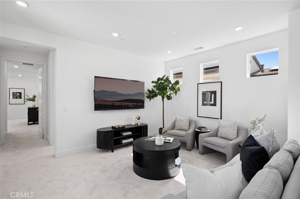 Interior, Living room, Recessed Lighting