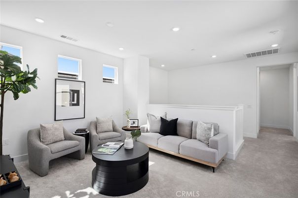 Interior, Living room, Recessed Lighting