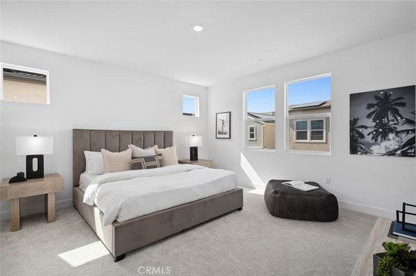 Bedroom, Interior, Recessed Lighting