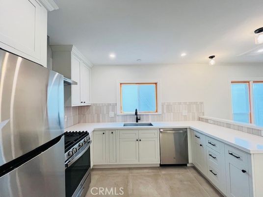 Interior, Kitchen, Recessed Lighting, Stainless Steel Appliances