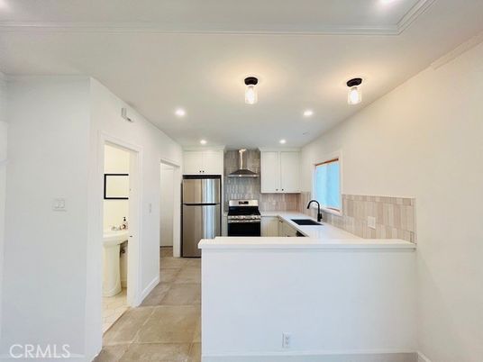 Interior, Kitchen, Recessed Lighting, Stainless Steel Appliances