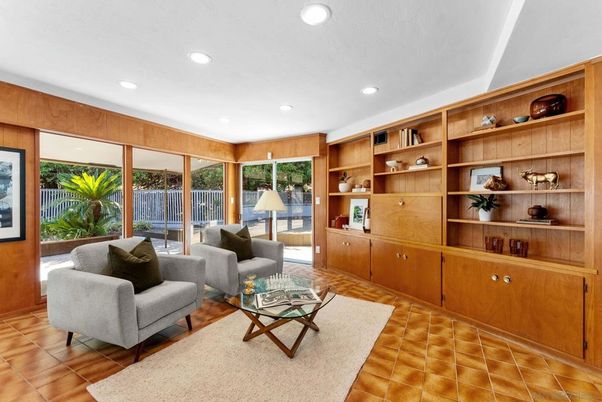 Interior, Living room, Recessed Lighting