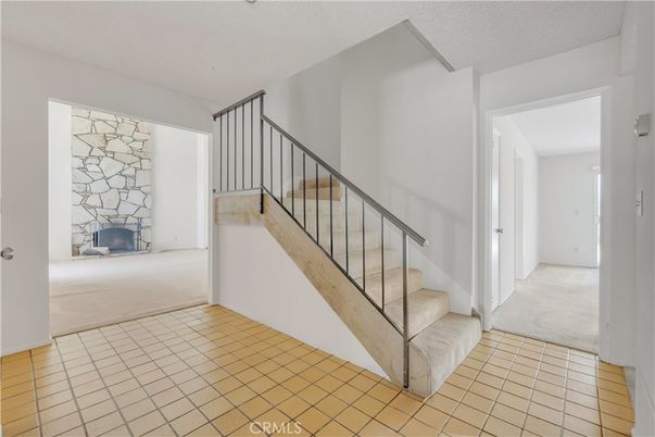 Empty room, Fireplace, Interior