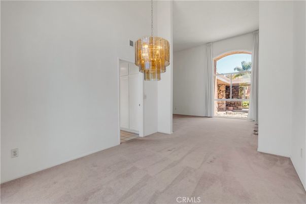 Chandelier, Empty room, Interior