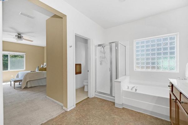 Bathroom, Bedroom, Glass Shower, Interior