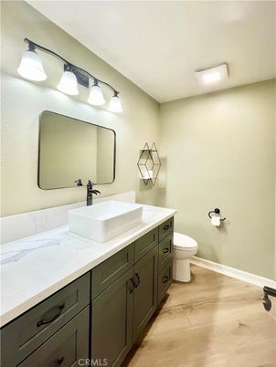 Bathroom, Dual Sink Vanities, Interior, Wood Texture Flooring