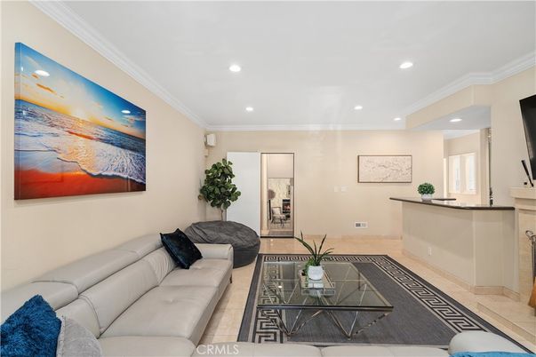 Interior, Living room, Recessed Lighting