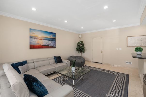 Interior, Living room, Recessed Lighting