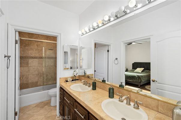 Bathroom, Bedroom, Dual Sink Vanities, Glass Shower, Interior, Tile Countertops