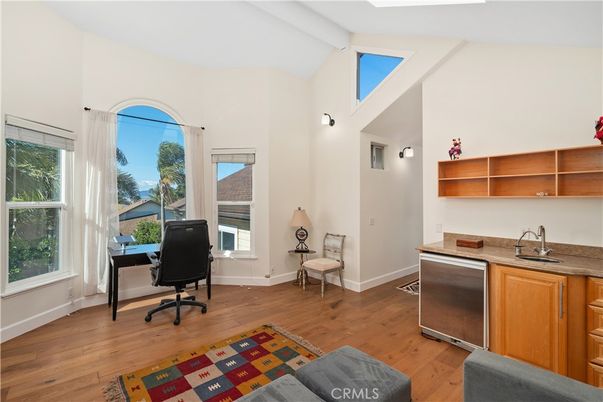 Home Office, Interior, Wood Texture Flooring