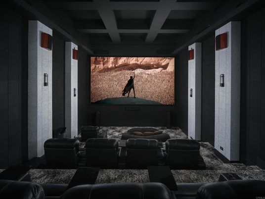Home Theatre Room, Interior, Projection Screen, Theatre Room