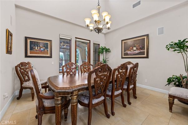 Chandelier, Dining room, Interior