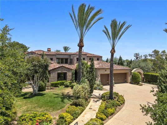 Attached, Backyard, Exterior, Facade, Mediterranean