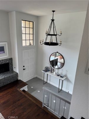 Chandelier, Interior, Wood Texture Flooring