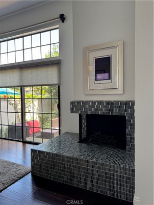 Fireplace, Interior, Wood Texture Flooring