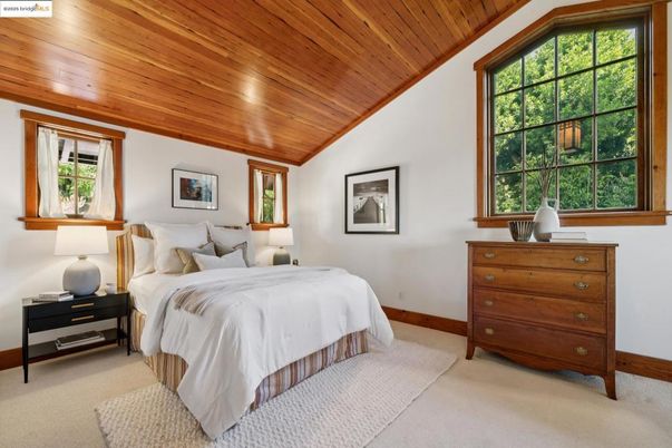 Bedroom, Interior, Wooden Ceilings